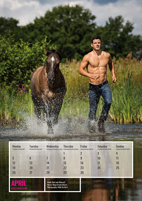 horse and hunk kalender 2021