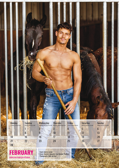 Horse and Hunk Kalender 2022 - Afbeelding 3