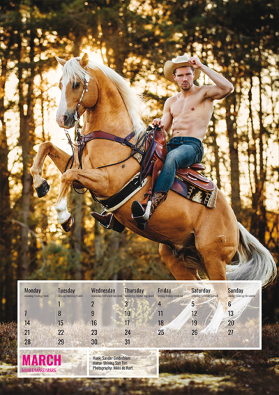 Horse and Hunk Kalender 2022 - Afbeelding 4