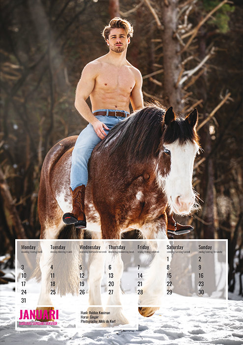 horse and hunk kalender 2022