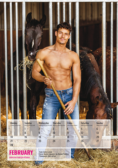 horse and hunk kalender 2022