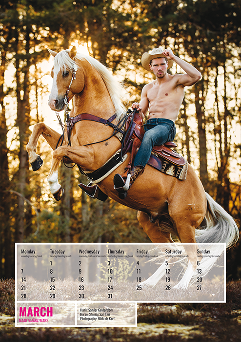 horse and hunk kalender 2022