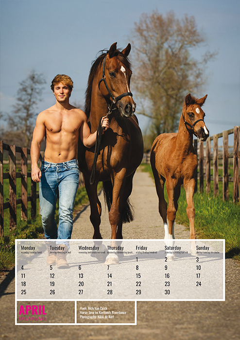 horse and hunk kalender 2022