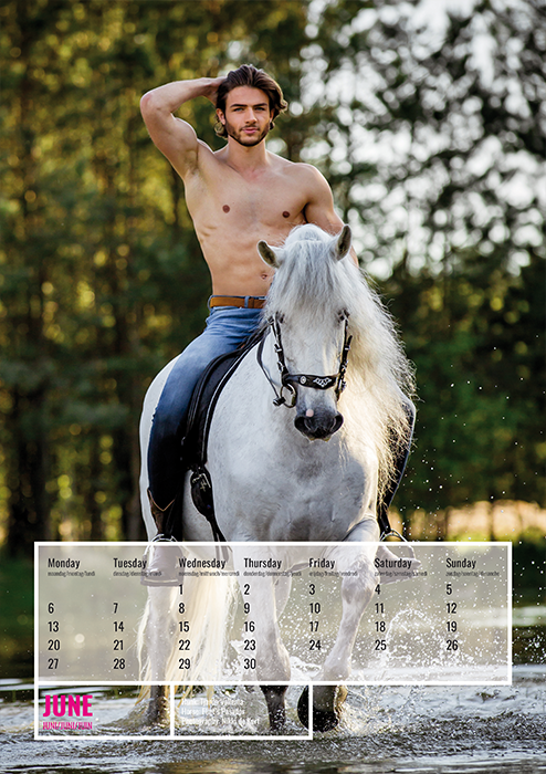 horse and hunk kalender 2022