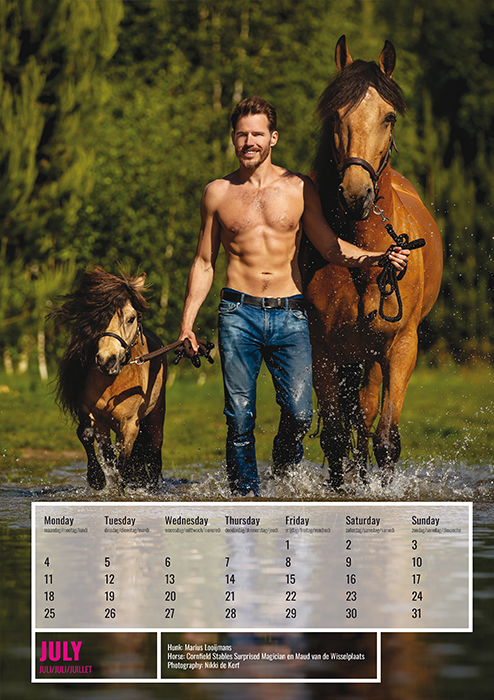 horse and hunk kalender 2022