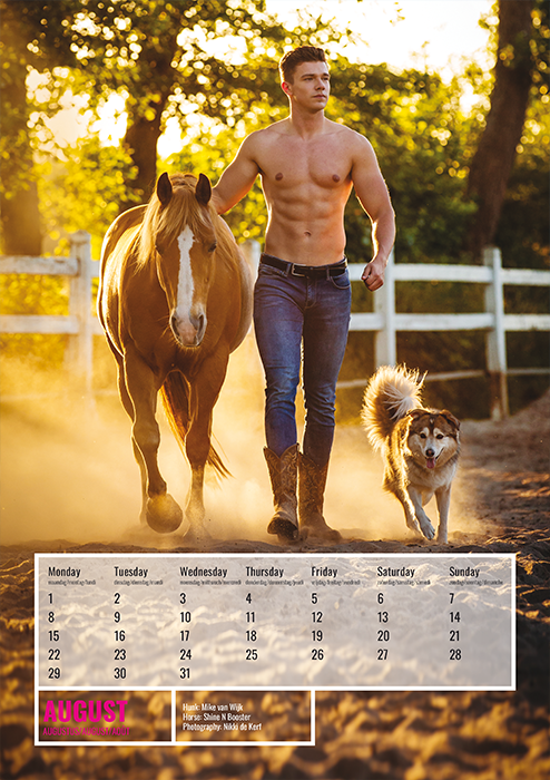 horse and hunk kalender 2022