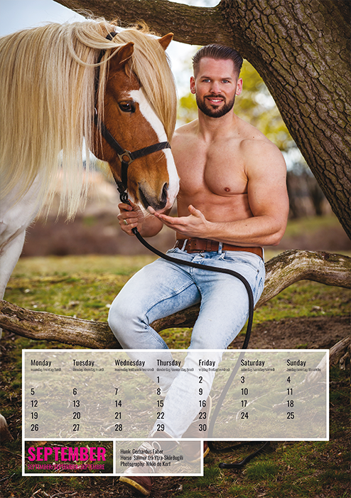 horse and hunk kalender 2022