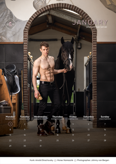 Horse and Hunk kalender 2024 - Afbeelding 3