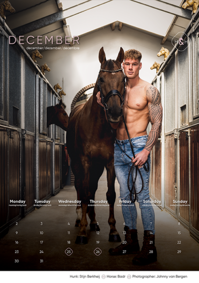 Horse and Hunk kalender 2024 - Afbeelding 14