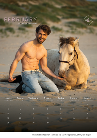 Horse and Hunk kalender 2024 - Afbeelding 4