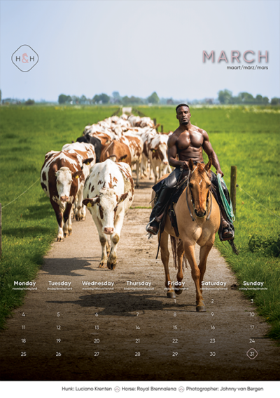Horse and Hunk kalender 2024 - Afbeelding 5