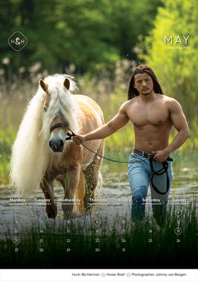 Horse and Hunk kalender 2024 - Afbeelding 7