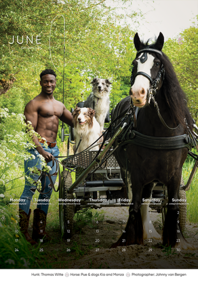 Horse and Hunk kalender 2024 - Afbeelding 8