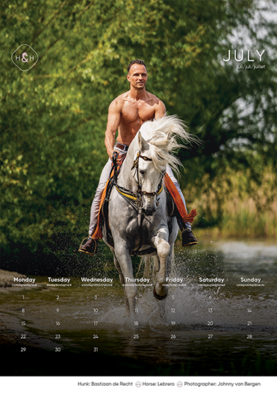 Horse and Hunk kalender 2024 - Afbeelding 9