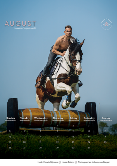 Horse and Hunk kalender 2024 - Afbeelding 10