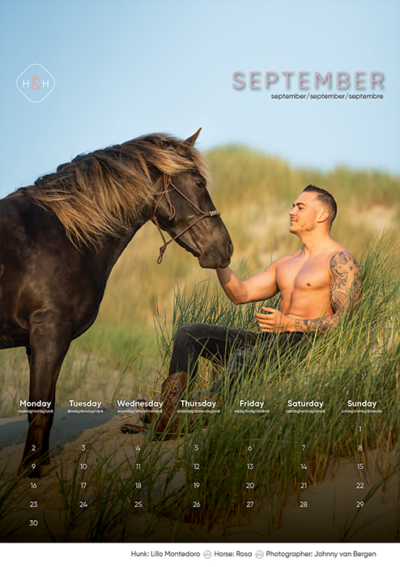Horse and Hunk kalender 2024 - Afbeelding 11
