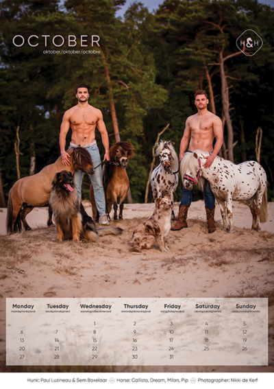 Horse and Hunk kalender 2025 - Afbeelding 11