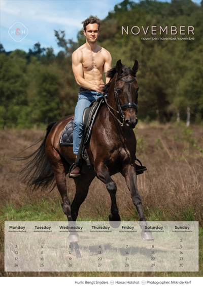Horse and Hunk kalender 2025 - Afbeelding 12