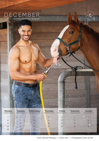 Horse and Hunk kalender 2025 - Afbeelding 13