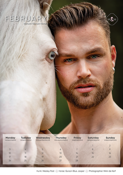 Horse and Hunk kalender 2025 - Afbeelding 3