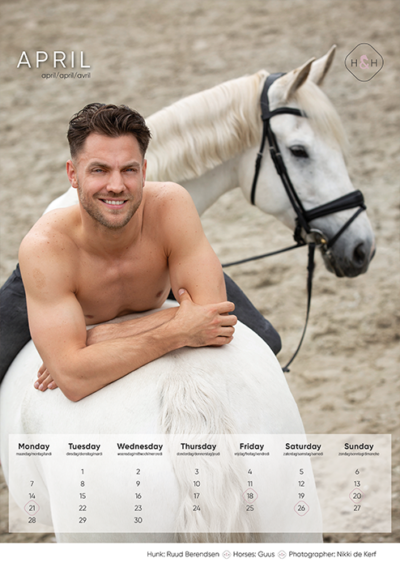 Horse and Hunk kalender 2025 - Afbeelding 5