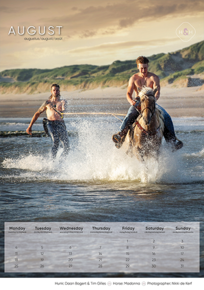 Horse and Hunk kalender 2025 - Afbeelding 9